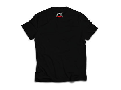 GymFangs černé fitness streetwear tričko - pohled zezadu.